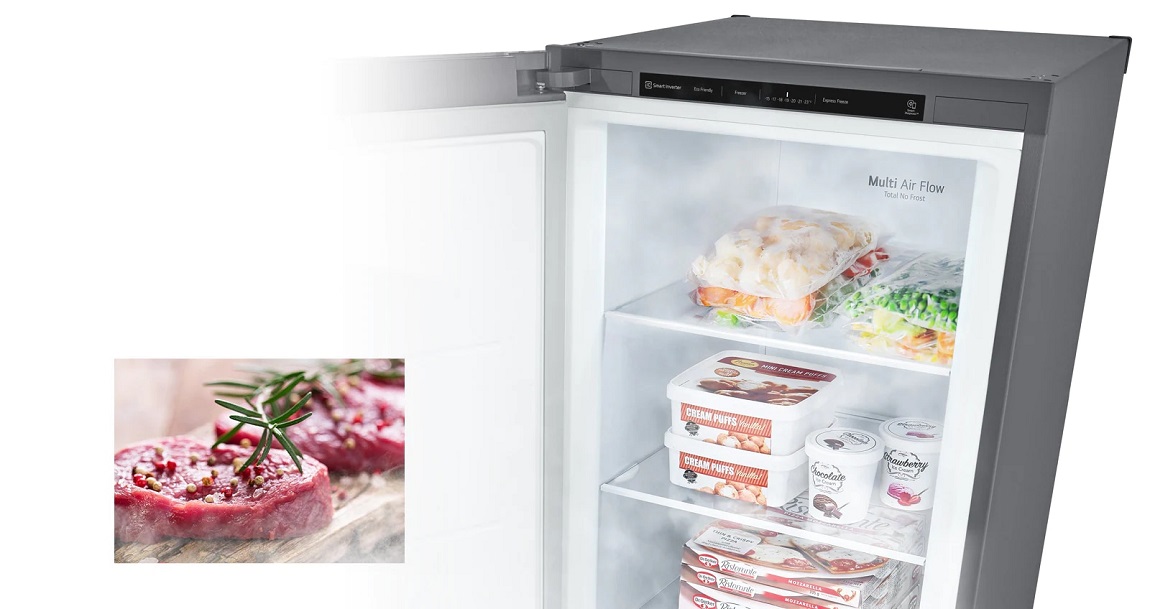 یخچال فریزر دو قلو ال جی GC-F411_GC-B414