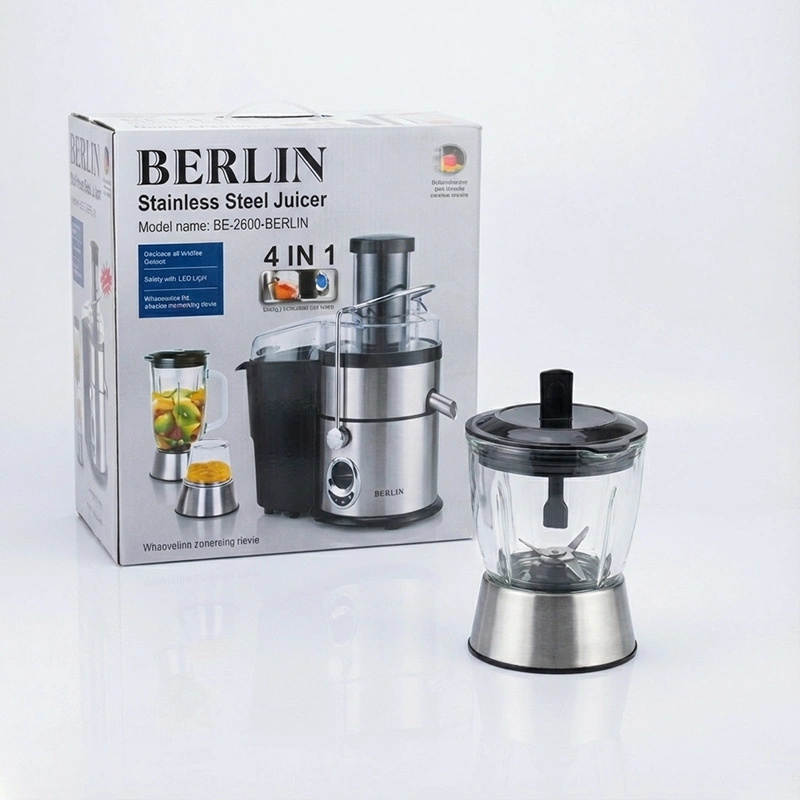 آبمیوه گیری 4 کاره برلین مدل BE-2600-BERLIN