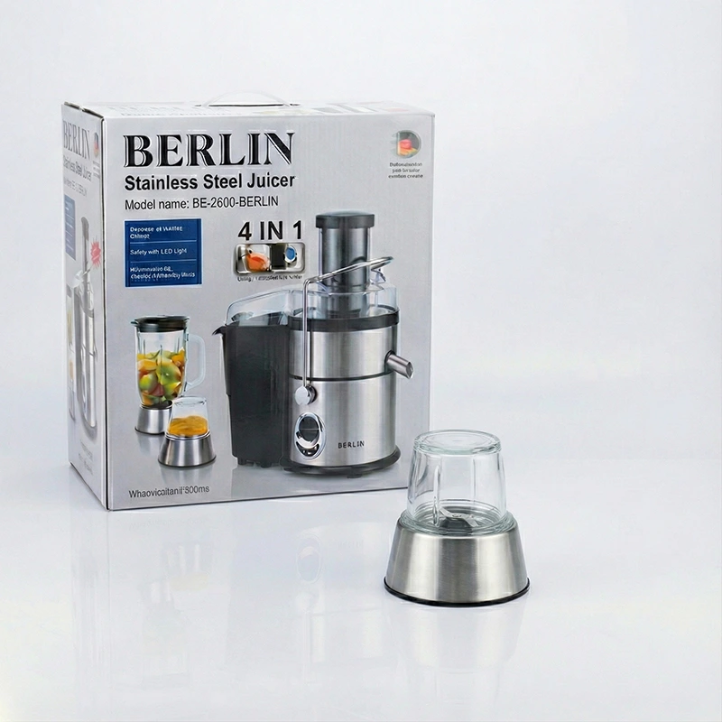 آبمیوه گیری 4 کاره برلین مدل BE-2600-BERLIN